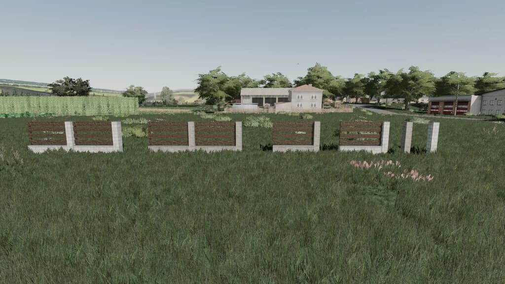 PACK OF MODERN FENCE 3