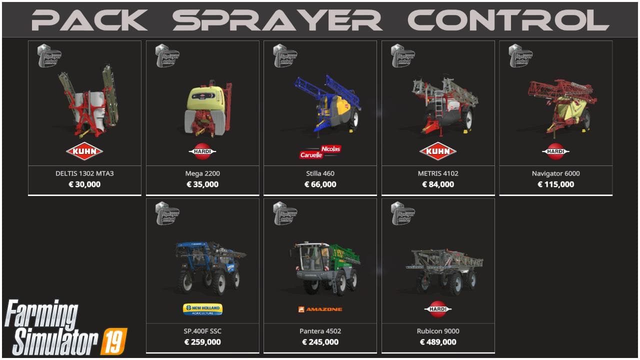 PACK SPRAYER CONTROL 4