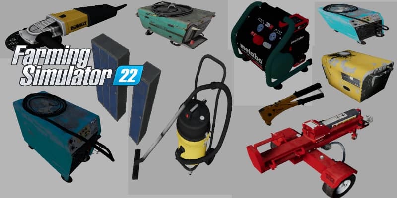 PACK1 OBJETS GARAGE