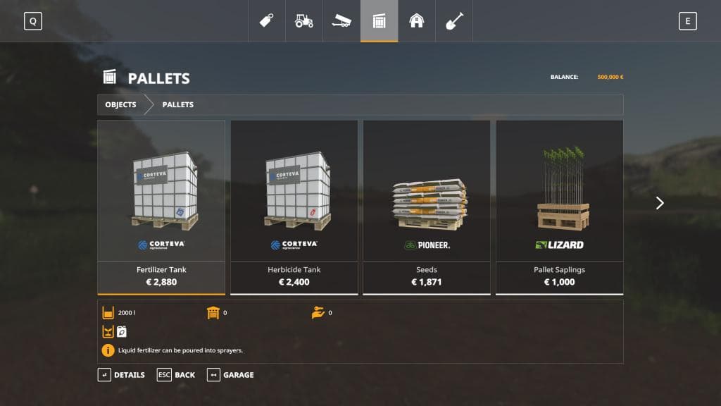 PALLET PRICE BALANCER
