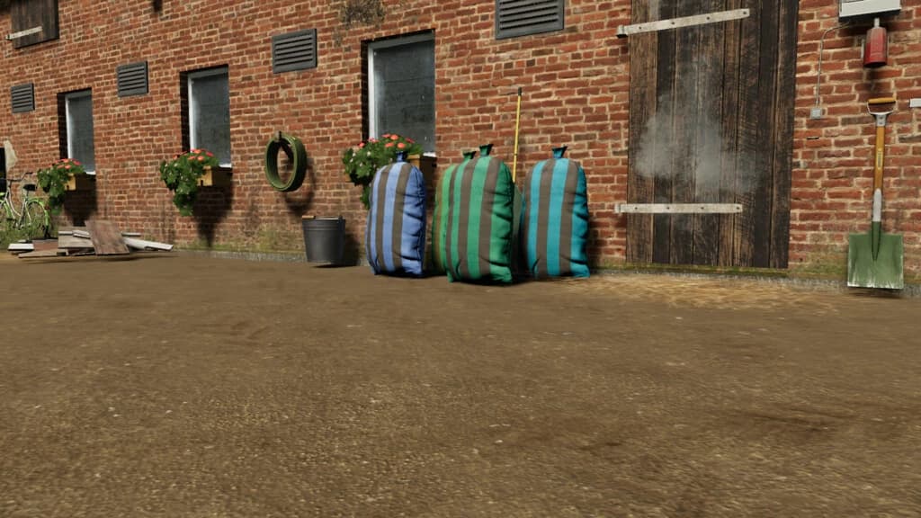 PALLET WITH USED SACKS 2