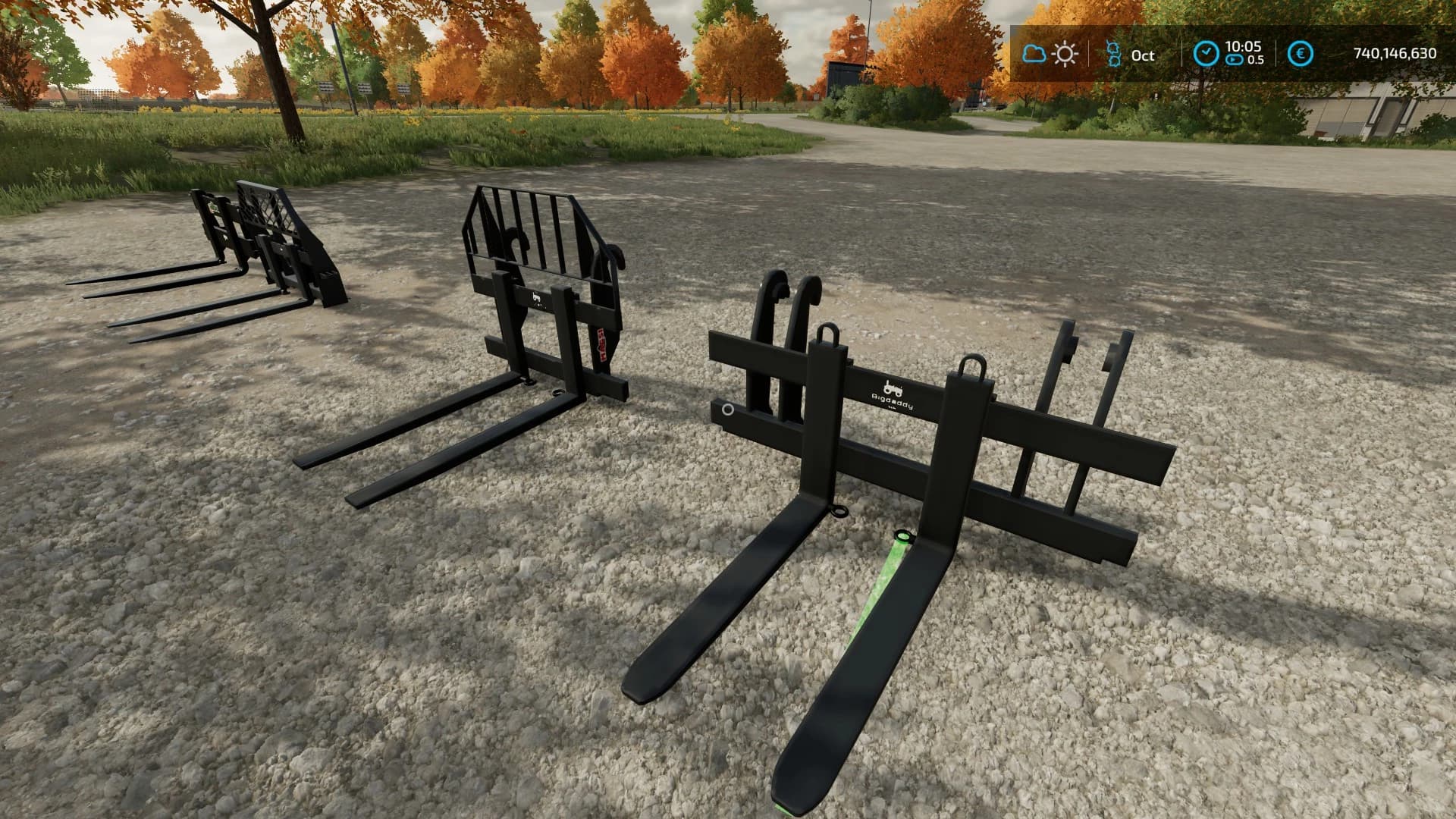 AUTOLOAD PALETTEN GABEL PACK 3