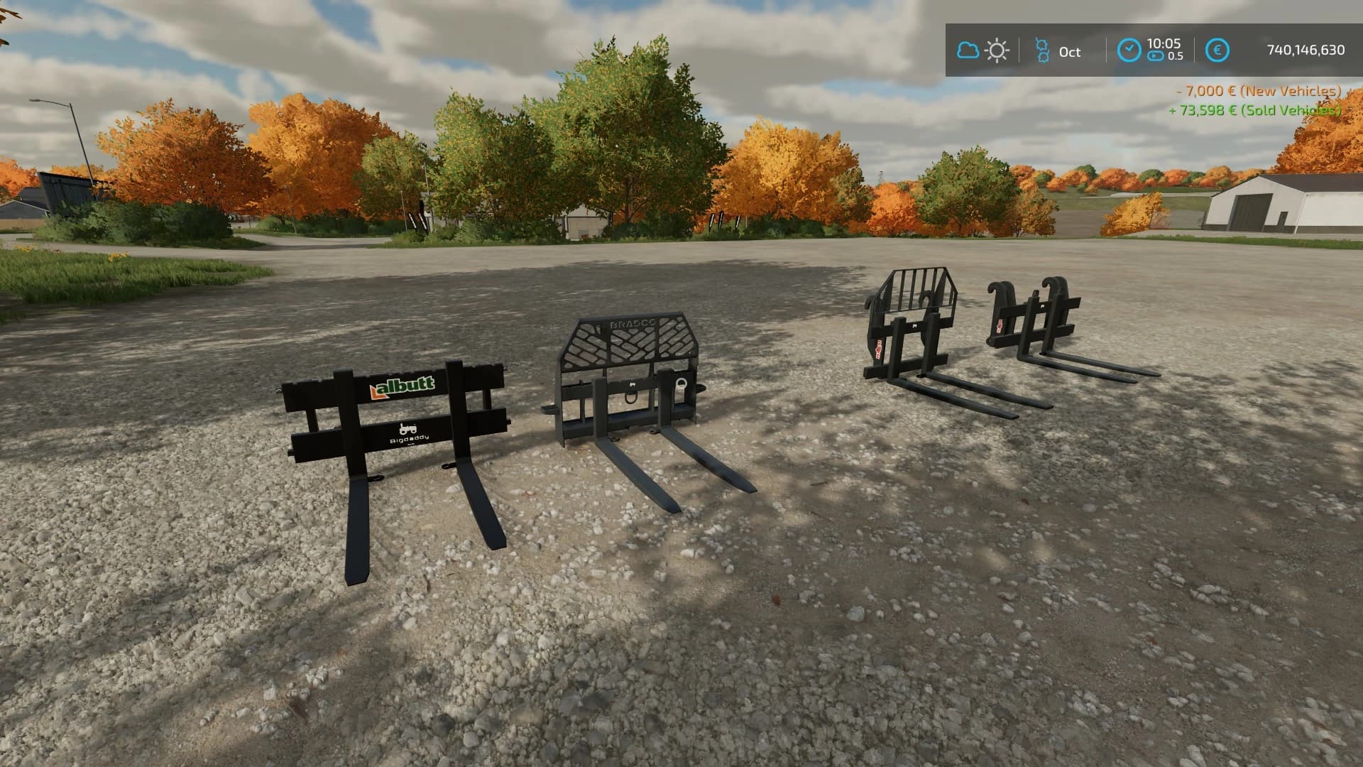 AUTOLOAD PALETTEN GABEL PACK 6