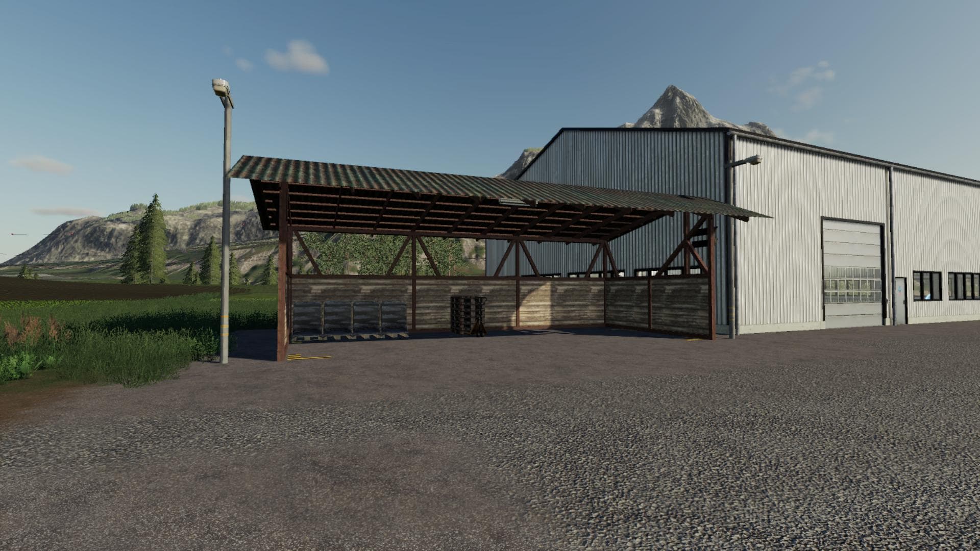 PELLETS PALLET STORAGE