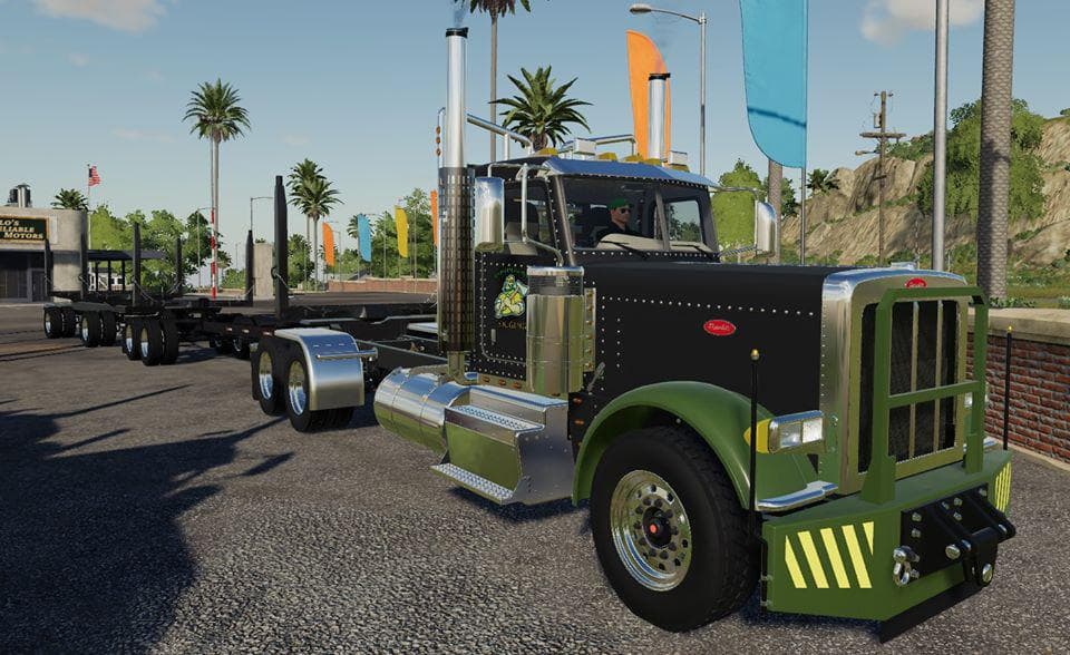 PETERBILT 389 POLE TRUCK