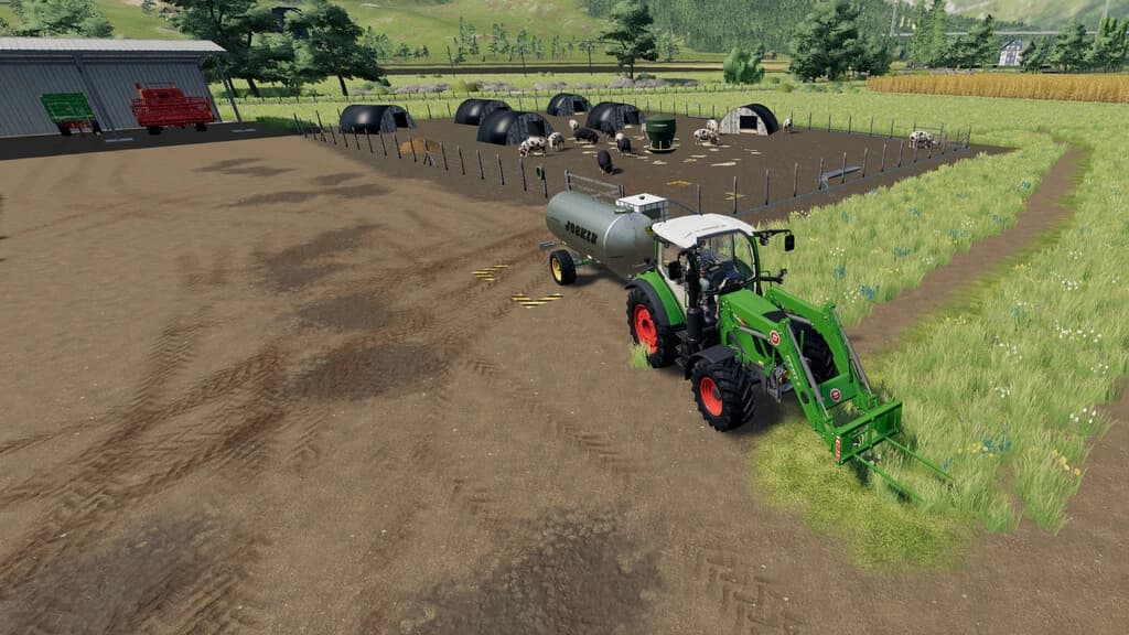 PIG FIELD WITH PIG STY 4