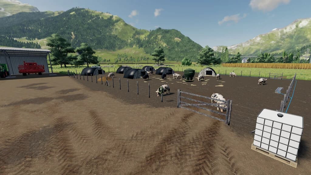 PIG FIELD WITH PIG STY 2