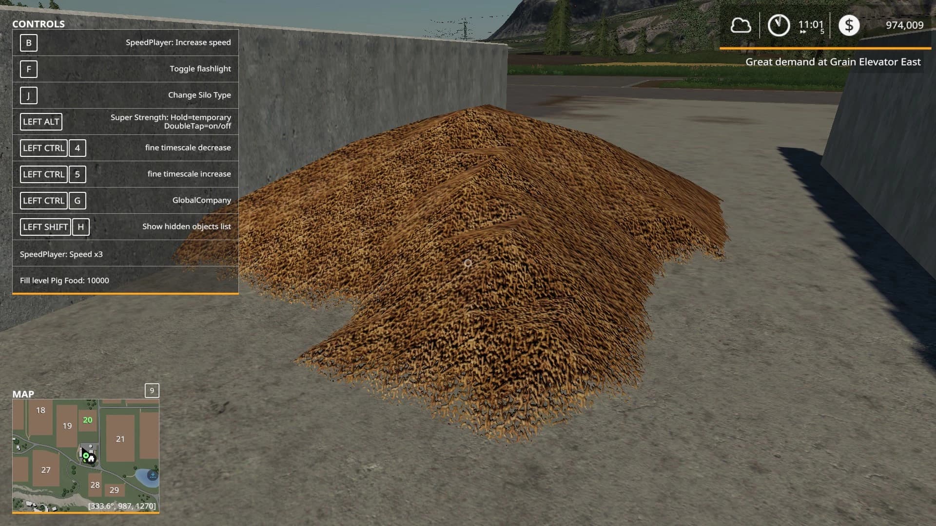 PIGFOOD BUNKER SILO