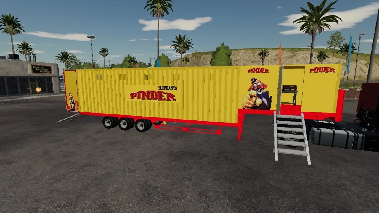PINDER ELEPHANT TRAILER