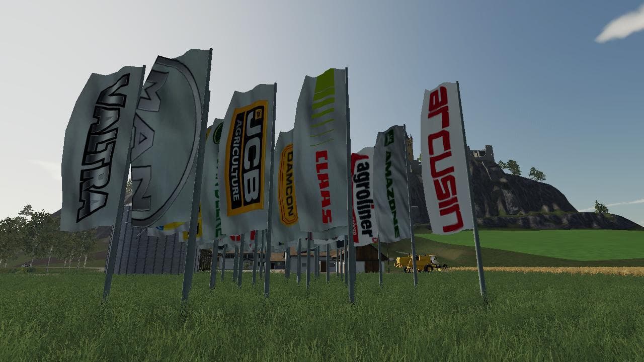 PLACEABLE BRAND FLAGS