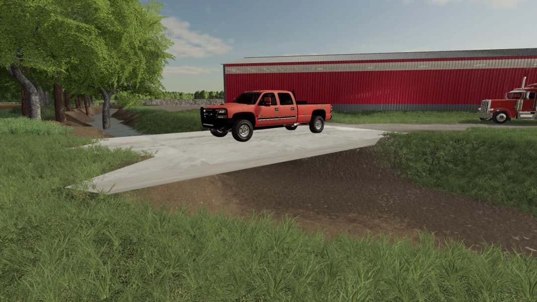 PLACEABLE CONCRETE BRIDGE