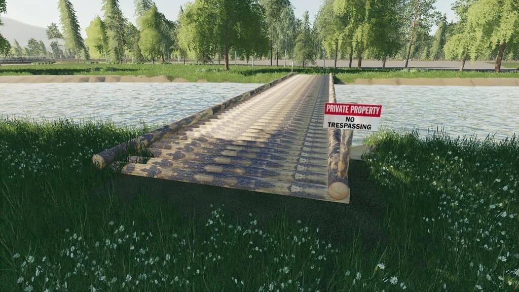 PLACEABLE LOG BRIDGE 3