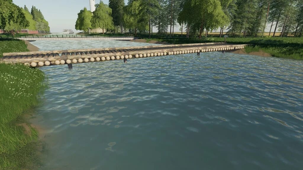 PLACEABLE LOG BRIDGE