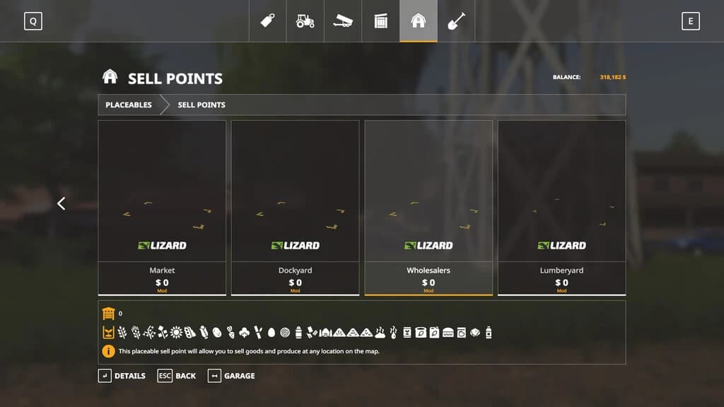 PLACEABLE SELL POINTS 3