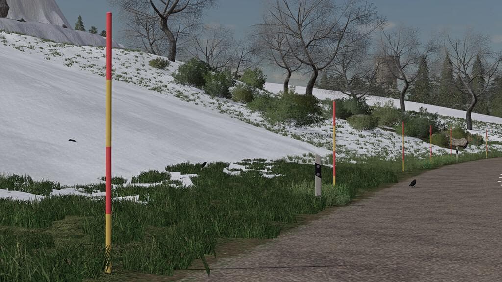 PLACEABLE SNOW POLE 3