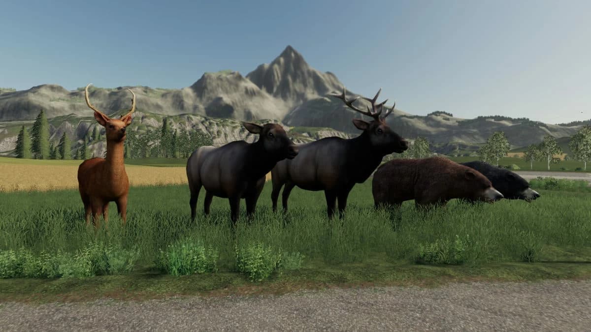 PLACEABLE WILD ANIMALS