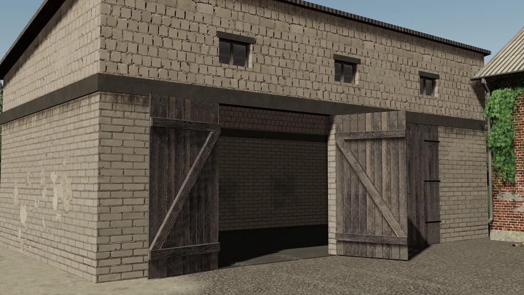 POLISH BRICK GARAGE 2