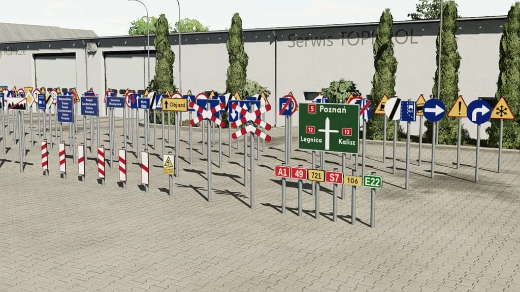 POLISH ROAD SIGNS