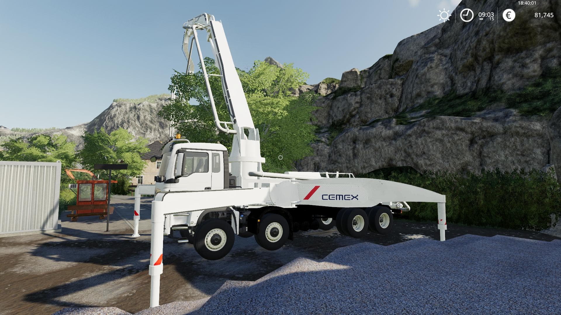 POMPE A BETON CEMEX (CONCRETE PUMP CEMEX)