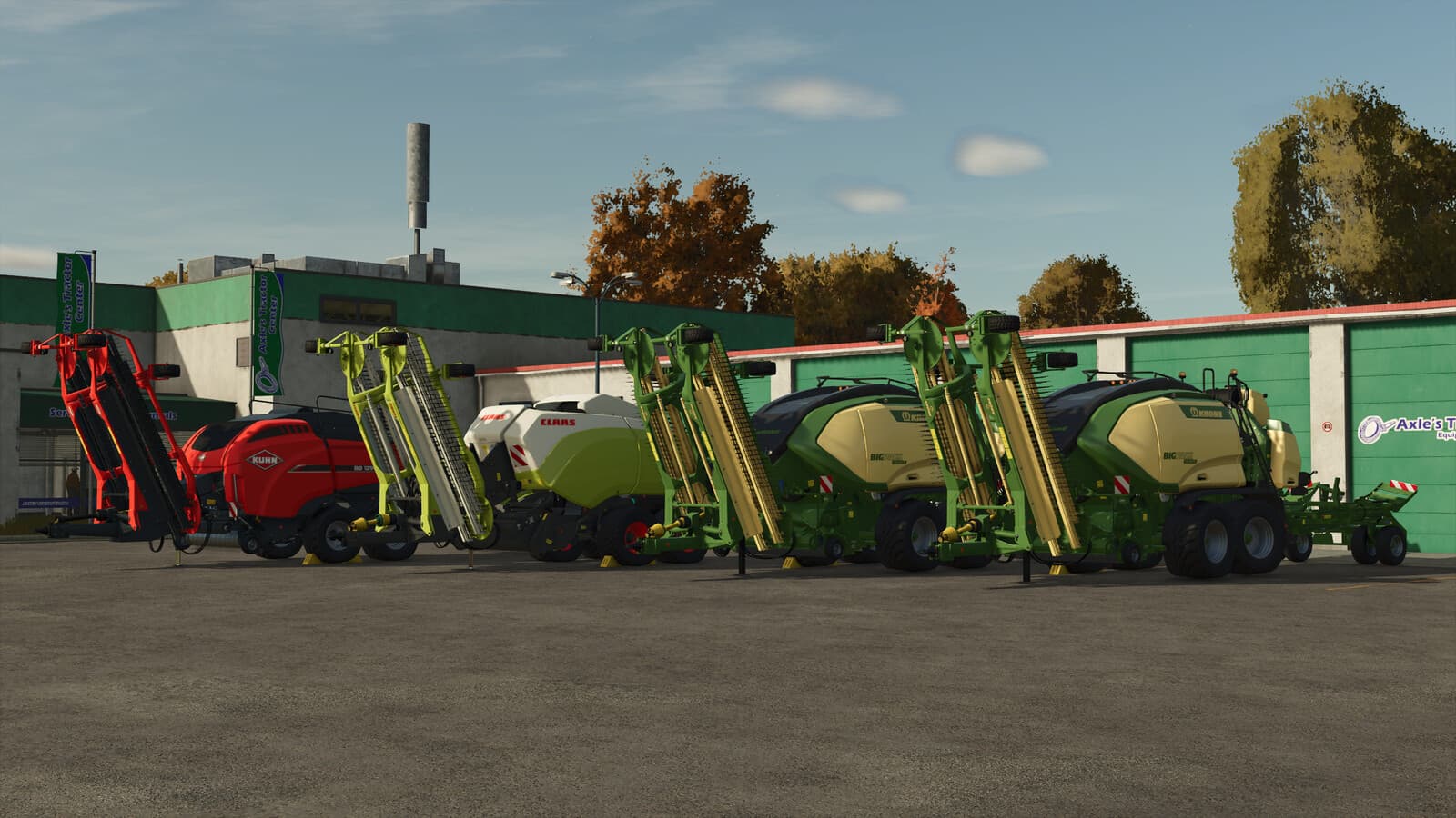 Pack Of Balers With Windrower 6