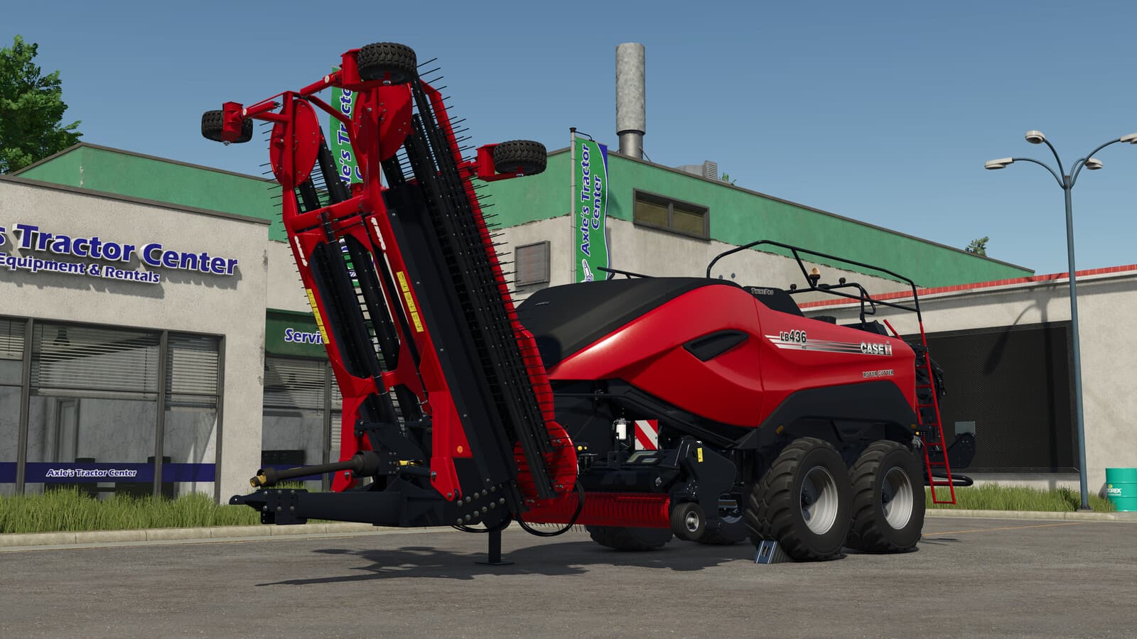 Pack Of Balers With Windrower 3