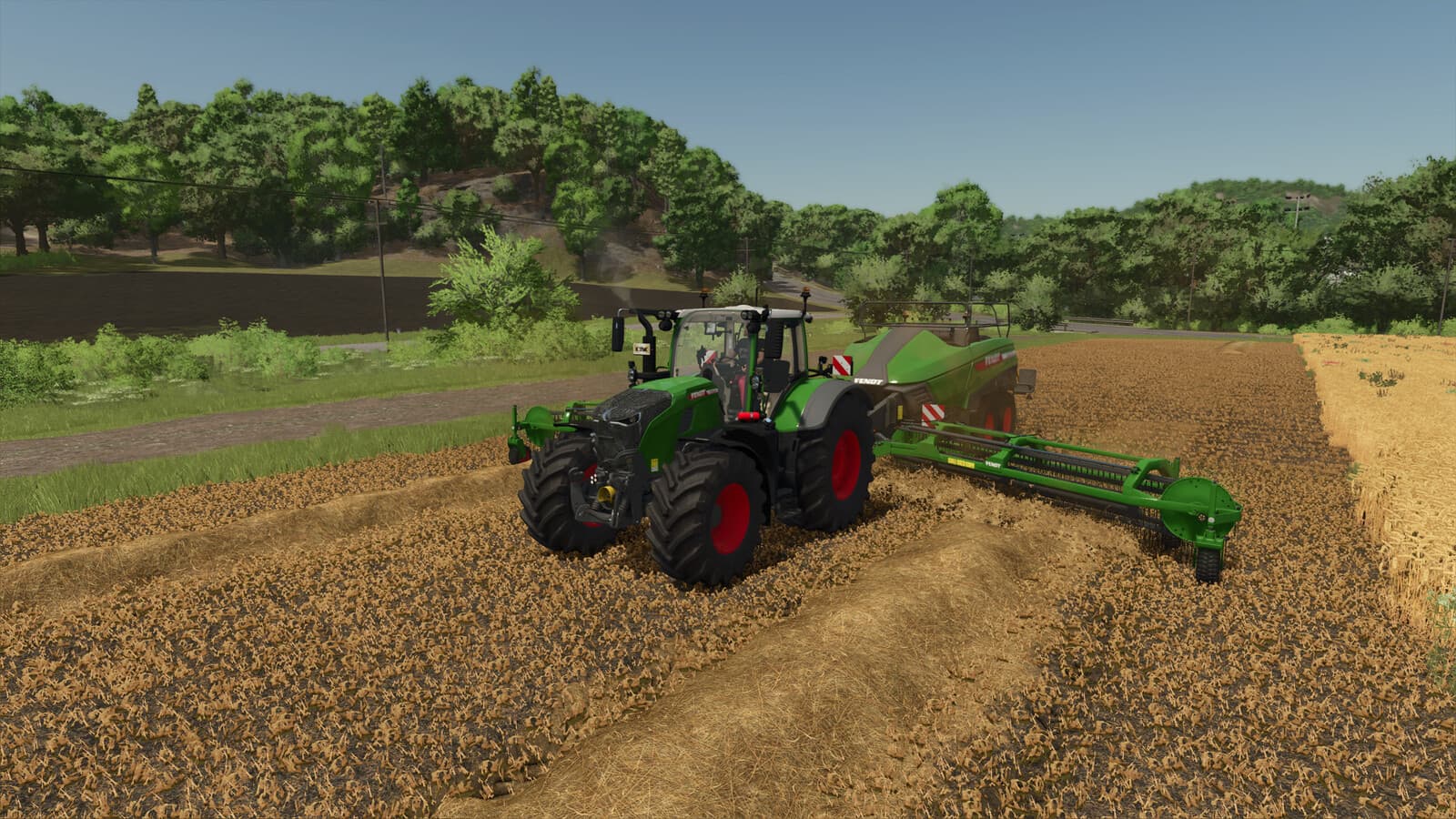 Pack Of Balers With Windrower 2