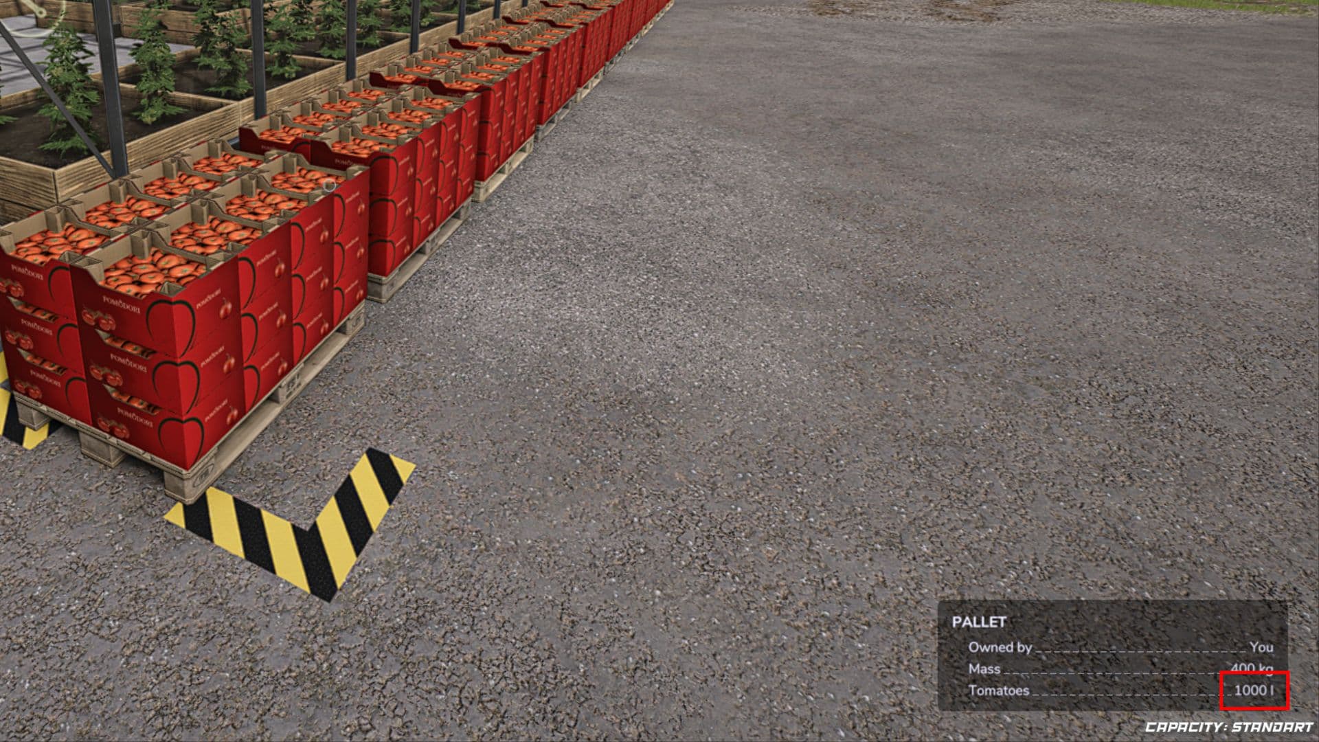 Pallet capacity and spawn control 4