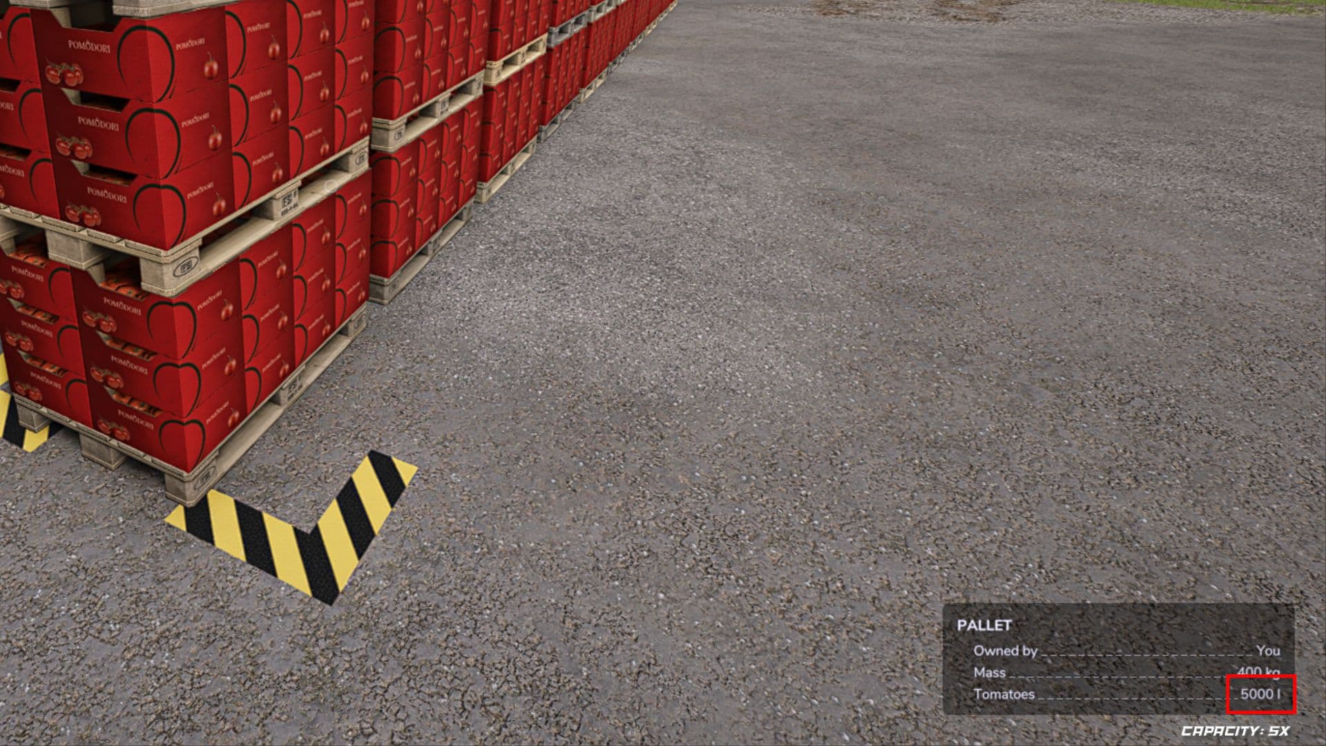 Pallet capacity and spawn control 3