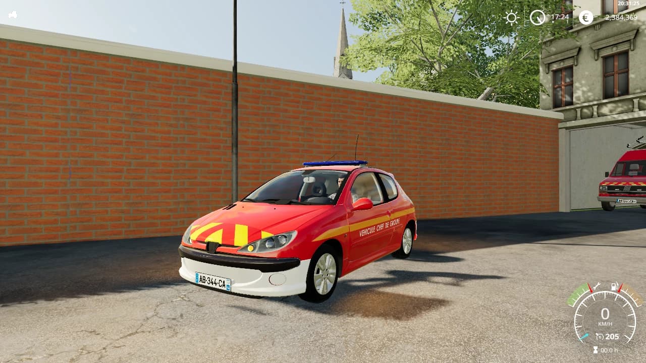 Peugeot 206 pompier
