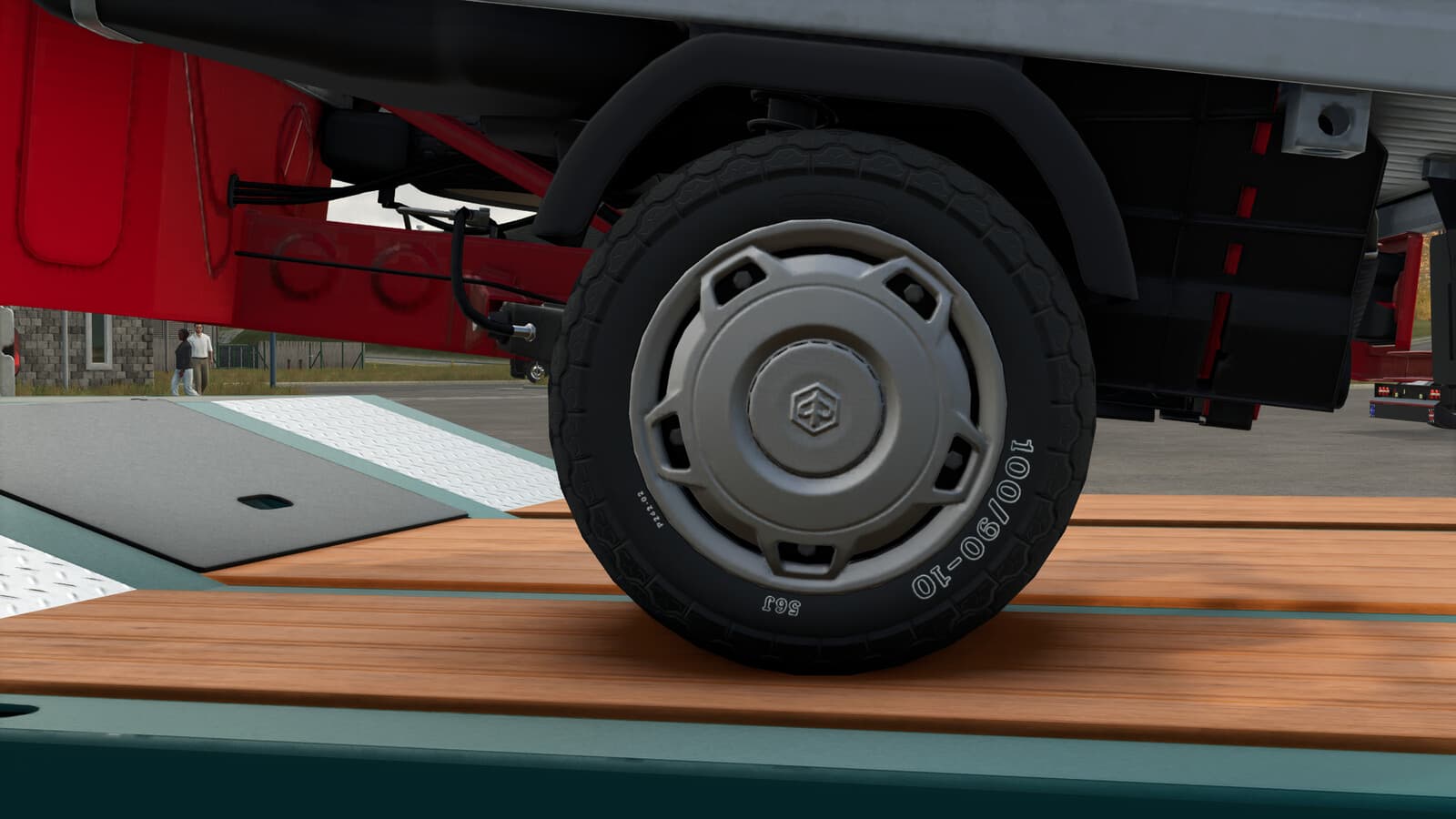 Piaggio Ape Tires With Letters (Prefab*) 2