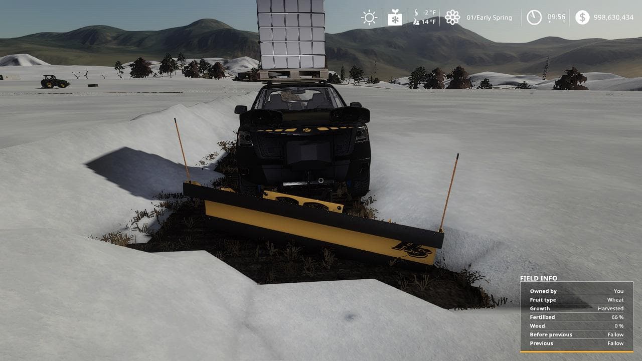 Pickup 2014 snow plow 4
