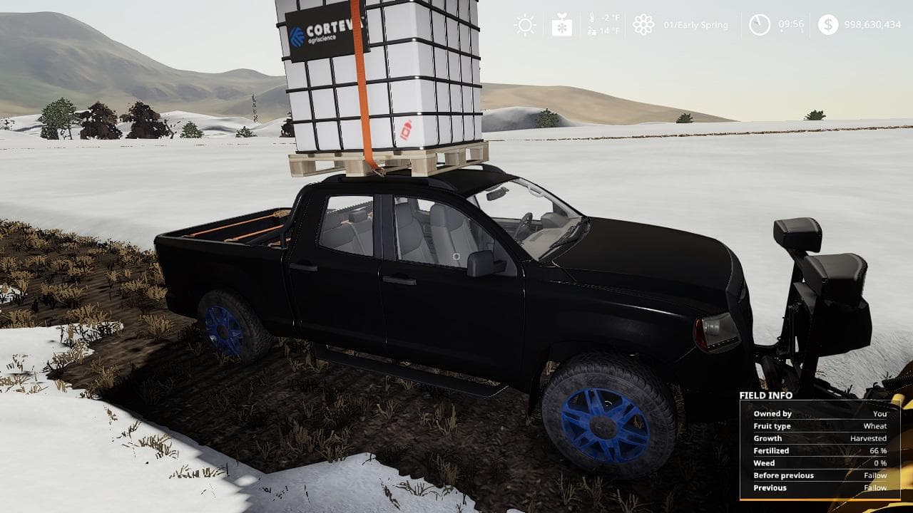 Pickup 2014 snow plow 3