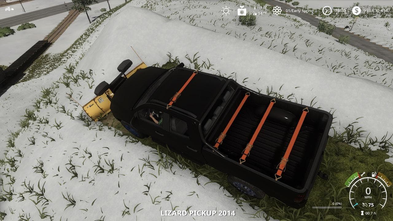 Pickup 2014 snow plow