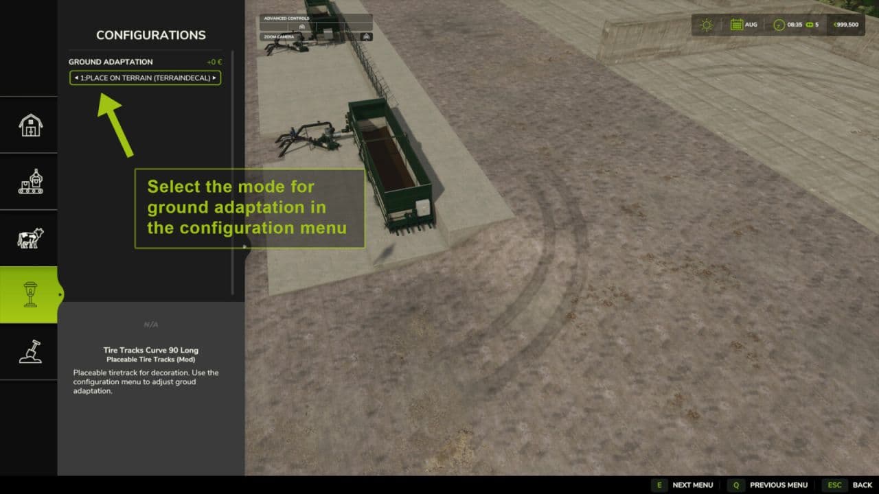 Placeable Tire Tracks 6