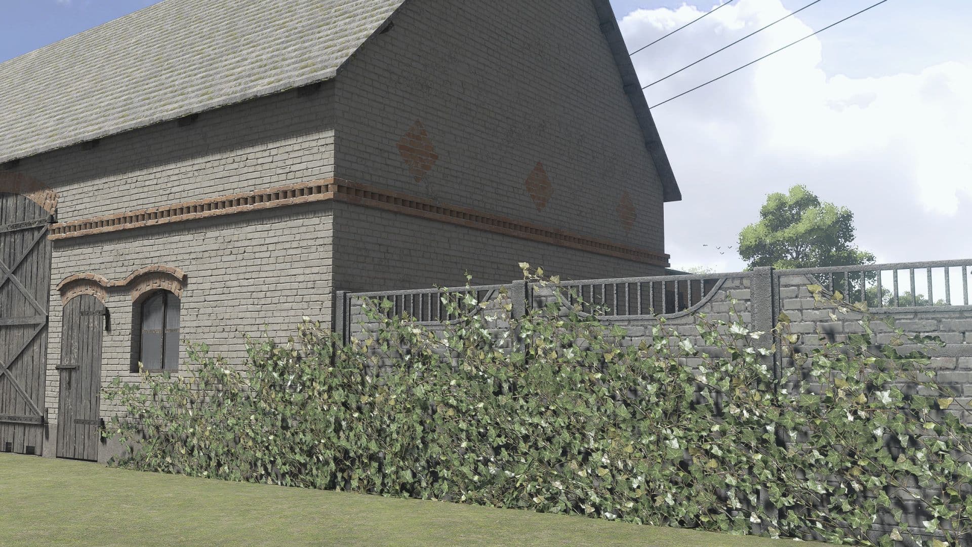 Placeable ivy bush