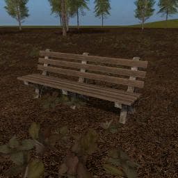 Placeable Park Bench