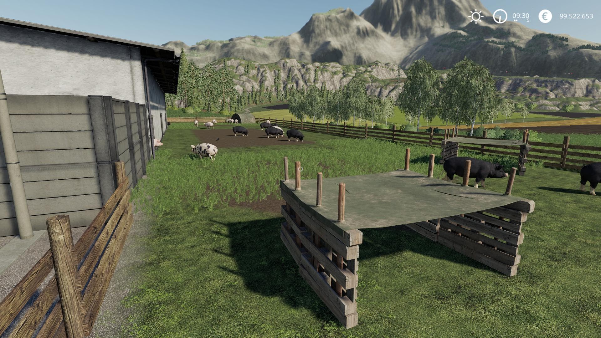 Placeable pigsty