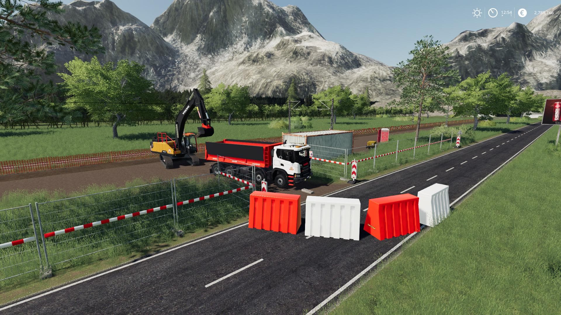 Plastic Road Barrier Pack 3
