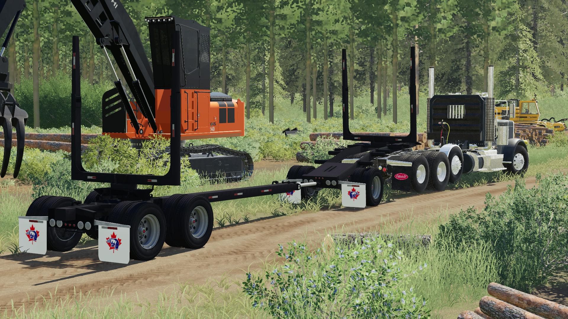 Pole Trailer and Jeep 3