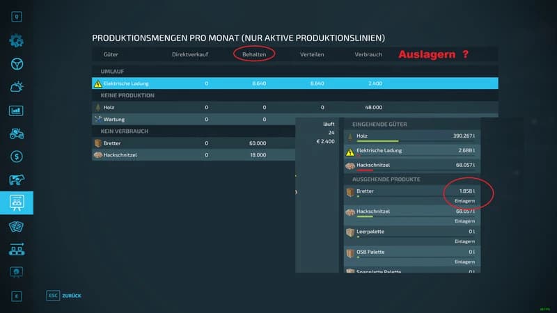 PRODUCTION INFO HUD 3