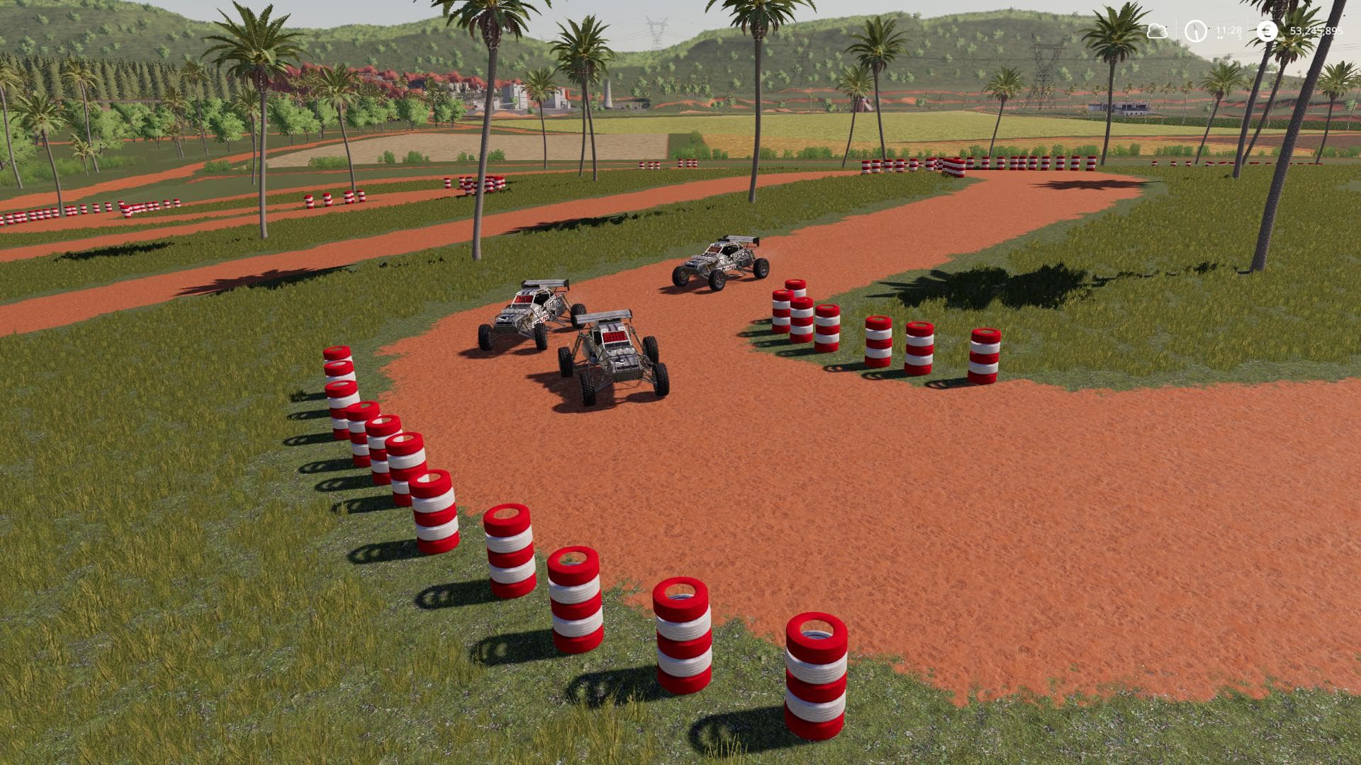 RACETRACK TIRE PILE 4