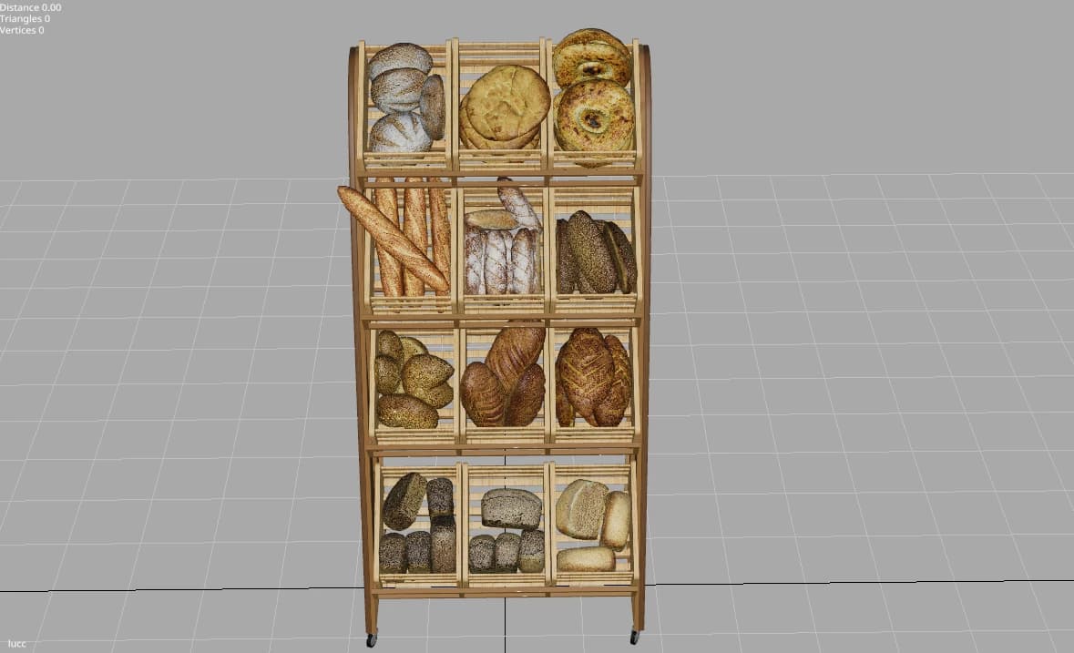 RACK WITH BREAD 3
