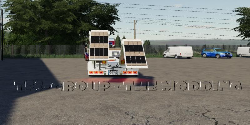 REMORQUE PORTE ENGINS