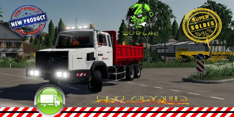 RENAULT C280 6X4 BENNE EIFFAGE 3