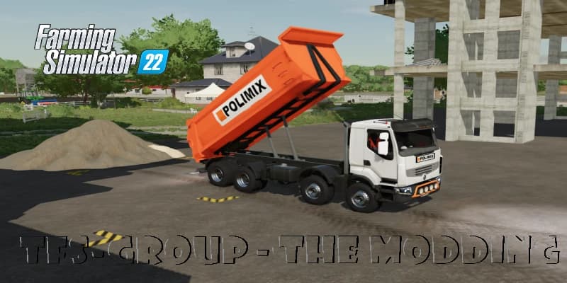 RENAULT LANDER 8X4 BENNE