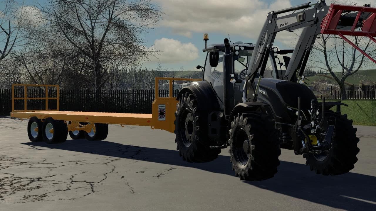 RICHARD WESTERN BALE TRAILER