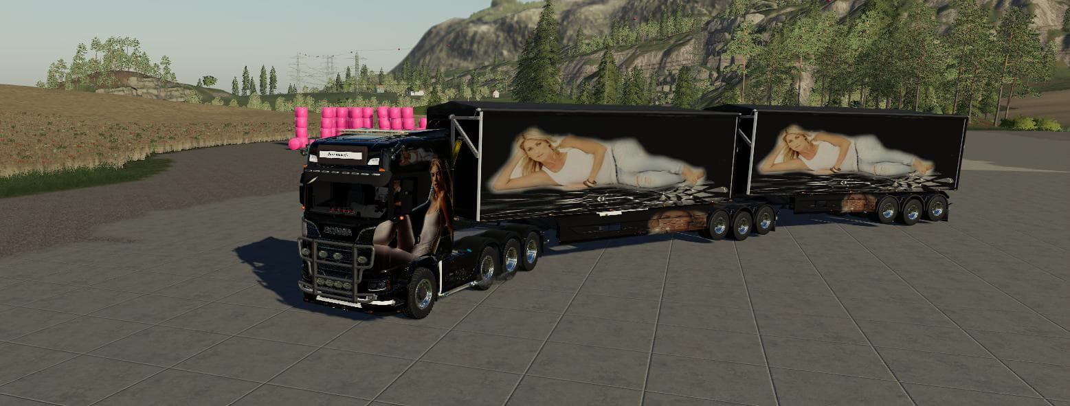 ROADTRAIN SEMI WOODCHIPS 4