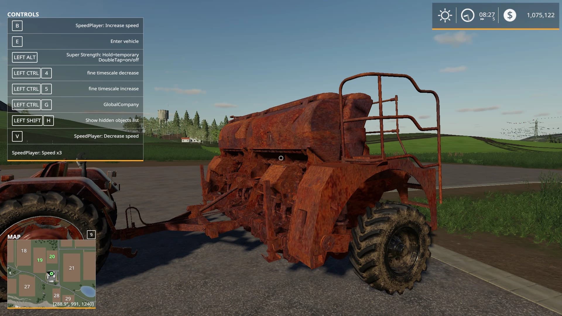 RUSTED SEED DRILL 3