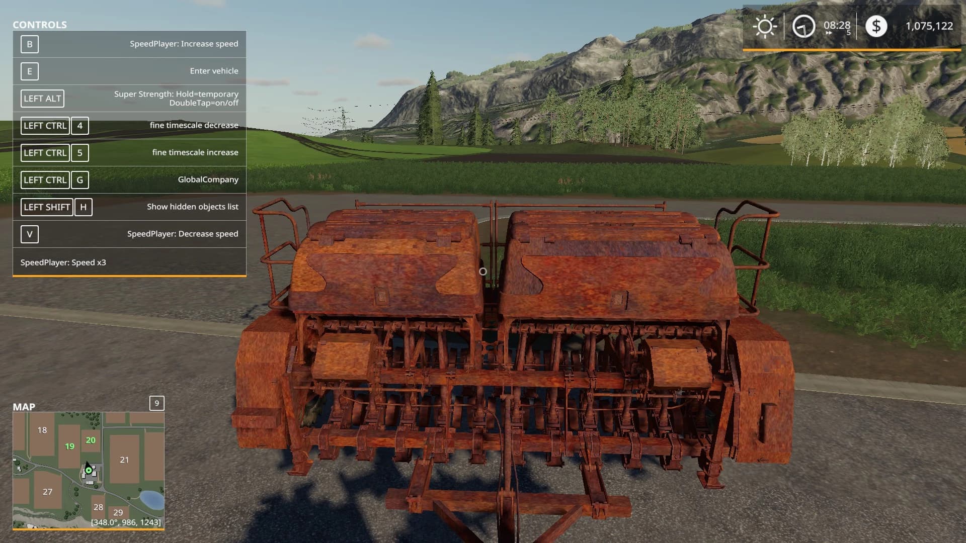 RUSTED SEED DRILL 2