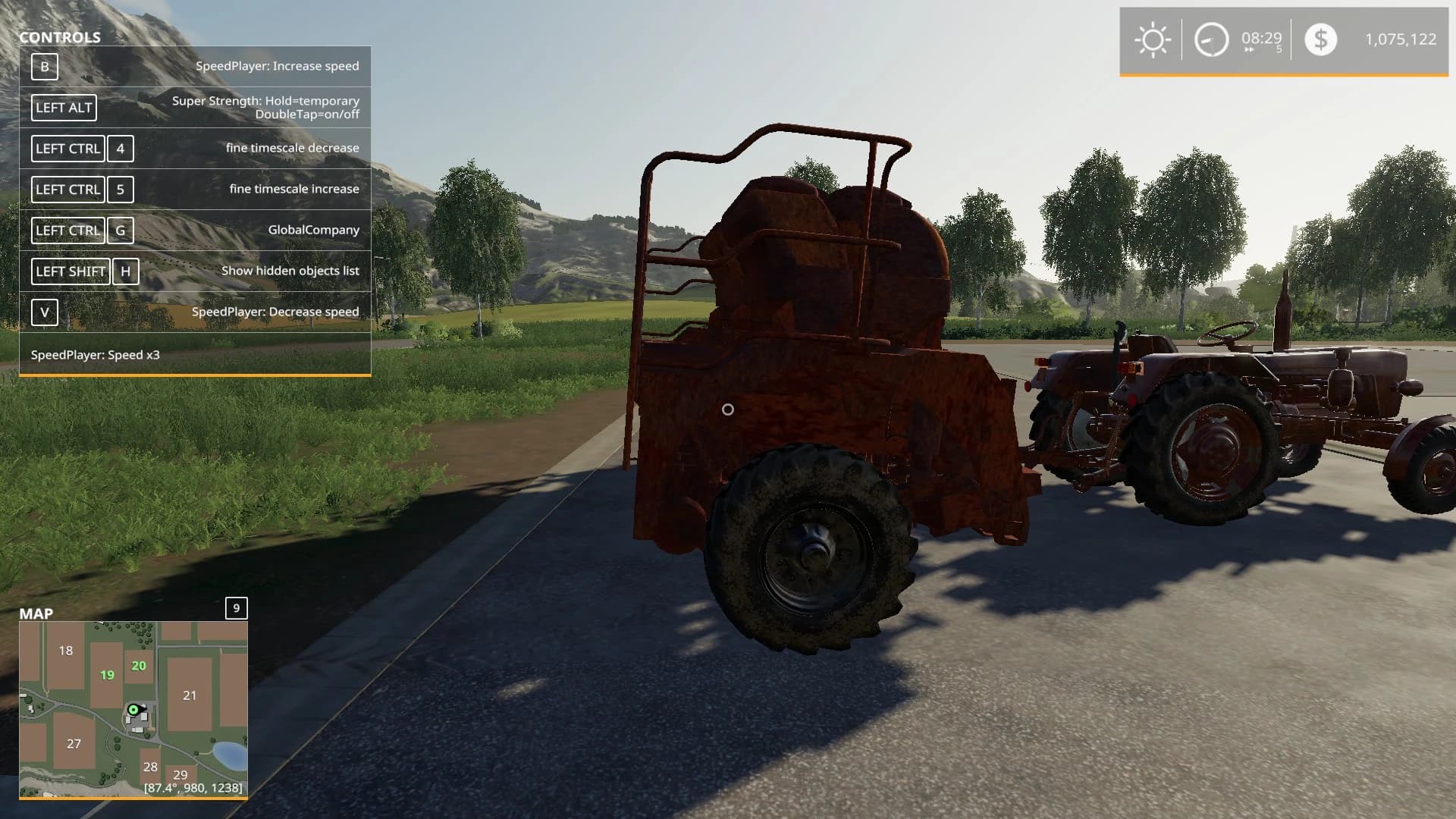 RUSTED SEED DRILL